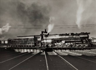 A turbine locomotive on the Pennsylvania Railroad