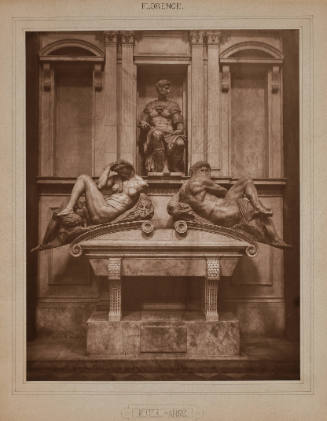 Florence, Michel-Ange (Tomb of Giuliano de Medici, Florence, by Michelangelo)