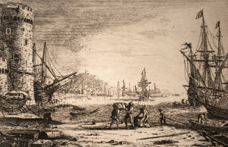 Harbour Scene (after Claude Lorrain)