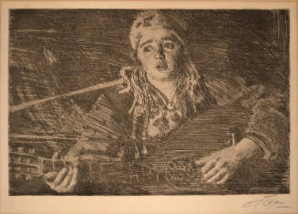 Louise with Lute