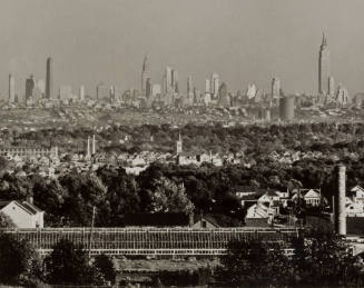 Skyline of New York, from Patterson N.J.