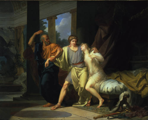 Socrates Tearing Away Alcibiades from the Embrace of Sensuality