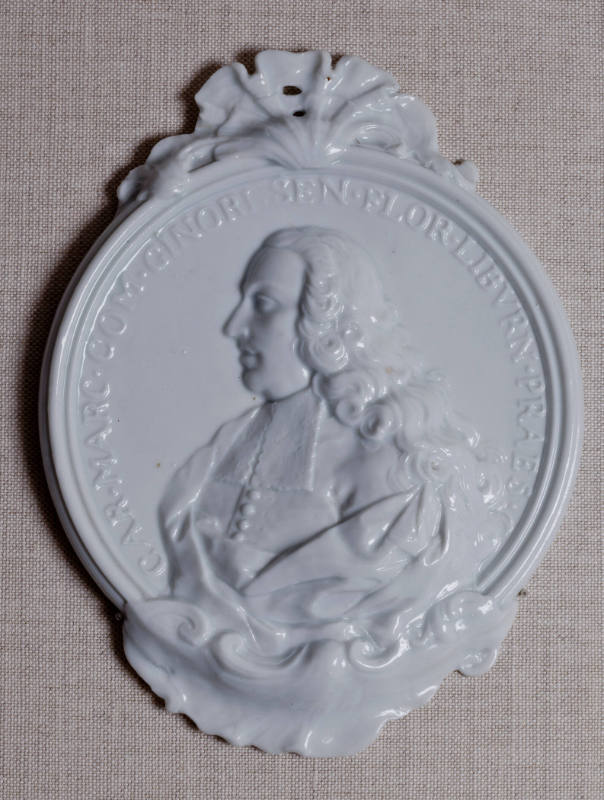 Portrait Medallion with Bust of Marchese Carlo Ginori