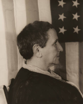 Gertrude Stein and Flag