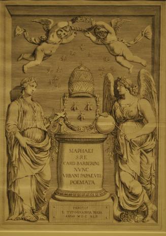 Frontispiece: Maphaei S.R.E. Card, Barberini Nunc Urbanae VIII Poemata
