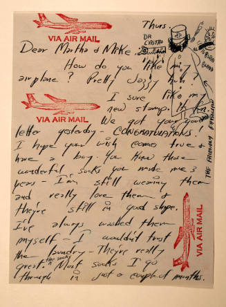 Letter with Illustration of "Dr. Castro"