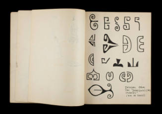 Designs--Pacific Ancient World--Chinese--Penn.Dutch--Persian [Sketchbook #2, Leaf 18]