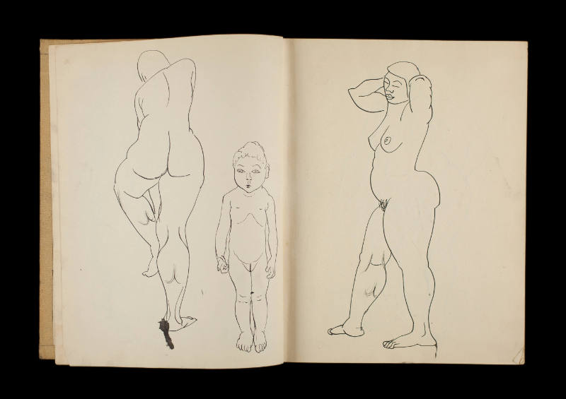 Art Institute, H. C. Westermann [Sketchbook #3, leaf 3]