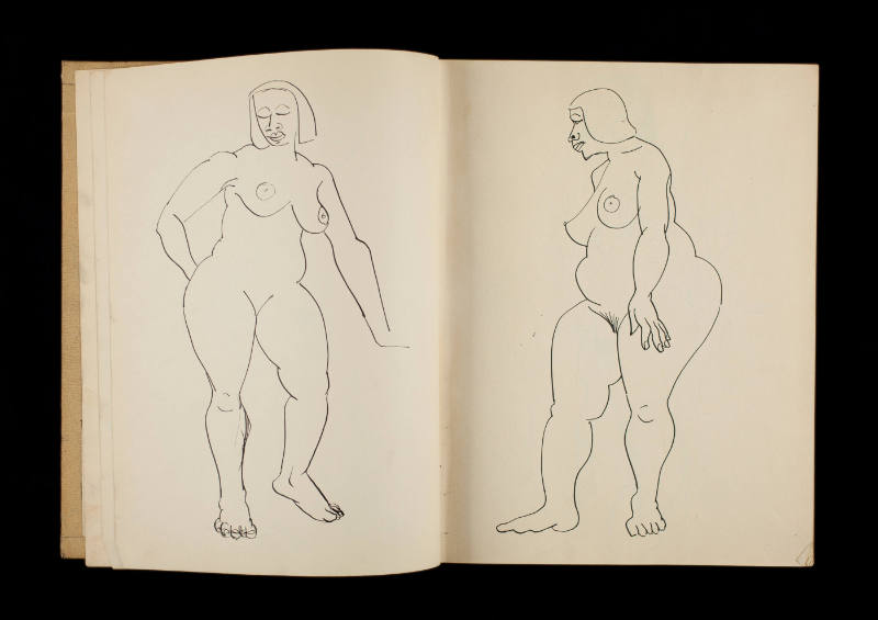 Art Institute, H. C. Westermann [Sketchbook #3, leaf 4]