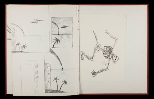 Sketchbook #16, Untitled [loose sheet inbetween leaf 36 and back cover]
