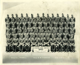 560th Platoon U. S. M. C. San Diego 1942