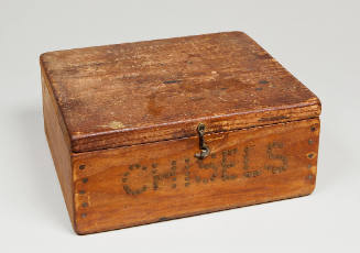 Chisel and knife box with tools