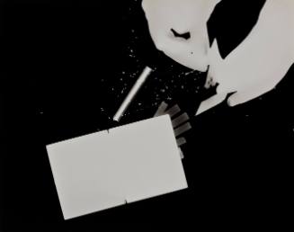 Photogram (Cigarettes, Hands, and Matches)