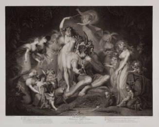 Boydell's Illustrations of Shakespeare, Vol. I: Midsummer-Night's Dream, Act IV, Scene I (after Henry Fuseli)