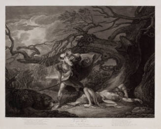 Boydell's Illustrations of Shakespeare, Vol. I: As You Like It, Act IV, Scene III (after Raphael Lamar West)