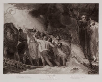 Boydell's Illustrations of Shakespeare, Vol. I: The Tempest, Act I, Scene I or II (after George Romney)