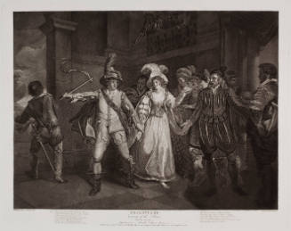 Boydell's Illustrations of Shakespeare, Vol. I: Taming of the Shrew, Act III, Scene II (after Francis Wheatley)