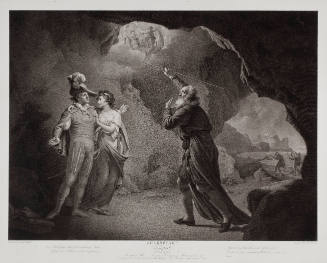 Boydell's Illustrations of Shakespeare, Vol. I: The Tempest, Act IV, Scene I (after Joseph Wright of Derby)