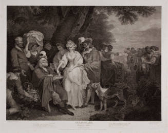 Boydell's Illustrations of Shakespeare, Vol. I: Winter's Tale, Act IV, Scene III (after Francis Wheatley)