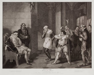 Boydell's Illustrations of Shakespeare, Vol. I: Measure for Measure, Act II, Scene I (after Robert Smirke)