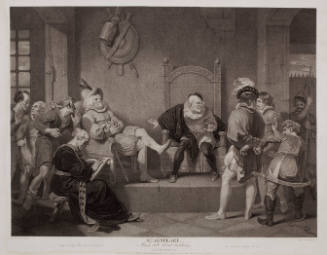 Boydell's Illustrations of Shakespeare, Vol. I: Much Ado About Nothing, Act IV, Scene II (after Robert Smirke)