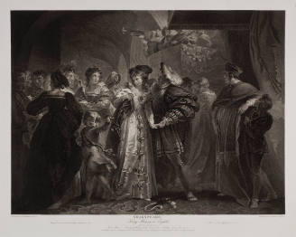 Boydell's Illustrations of Shakespeare, Vol. II: King Henry the Eighth, Act I, Scene IV (after Thomas Stothard)