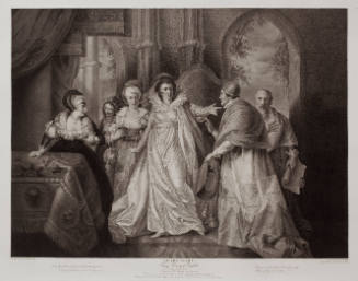 Boydell's Illustrations of Shakespeare, Vol. II: King Henry the Eighth, Act III, Scene I (after Matthew William Peters)