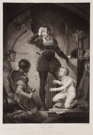Boydell's Illustrations of Shakespeare, Vol. II: King John, Act IV, Scene I (after James Northcote)