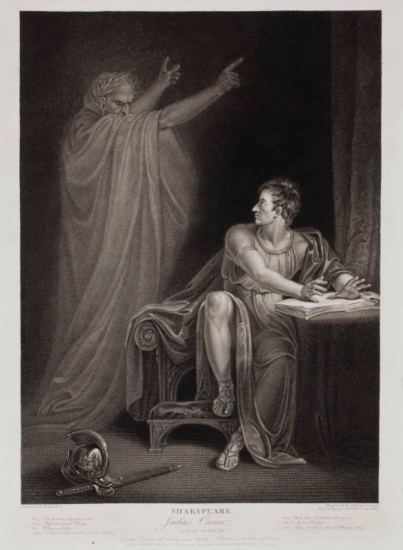 Boydell's Illustrations of Shakespeare, Vol. II: Julius Caesar, Act IV, Scene III (after Richard Westall)