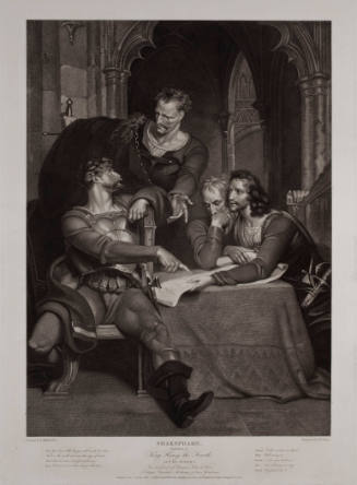 Boydell's Illustrations of Shakespeare, Vol. II: First Part of King Henry the Fourth, Act III, Scene I (after Richard Westall)