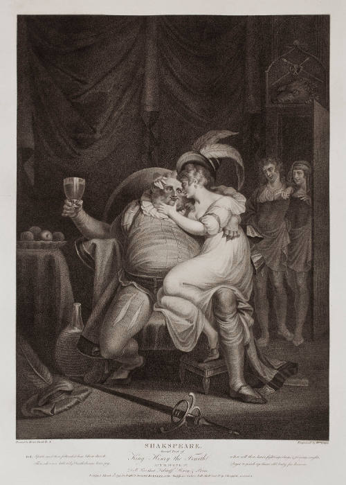 Boydell's Illustrations of Shakespeare, Vol. II: Second Part of King Henry the Fourth, Act II, Scene IV (after Henry Fuseli)