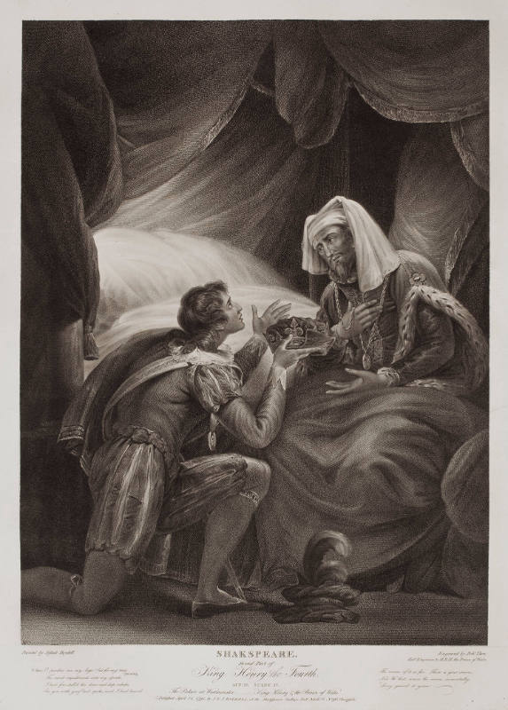 Boydell's Illustrations of Shakespeare, Vol. II: Second Part of King Henry the Fourth, Act IV, Scene IV (after Josiah Boydell)