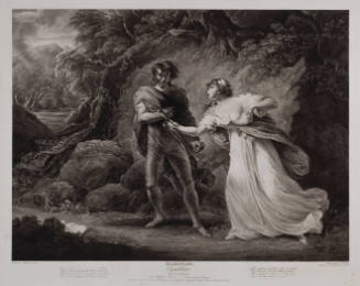 Boydell's Illustrations of Shakespeare, Vol. II: Cymbeline, Act III, Scene IV (after John Hoppner)