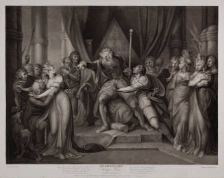 Boydell's Illustrations of Shakespeare, Vol. II: King Lear, Act I, Scene I (after Henry Fuseli)