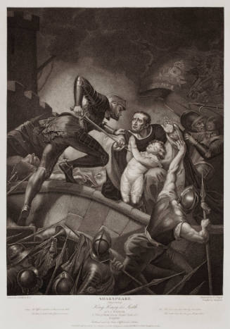 Boydell's Illustrations of Shakespeare, Vol. II: Third Part of King Henry the Sixth, Act I, Scene III (after James Northcote)