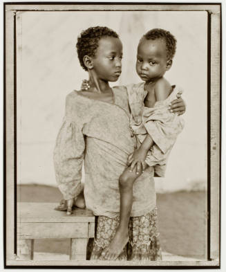 Shamsa Moka Abdi and her sister Shahil, Somali Refugee Camp, Mandera, Kenya