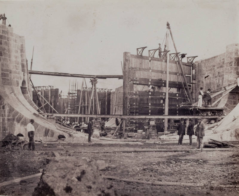 Constructing a Drydock, St. Helier
