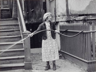 Woman with Hose