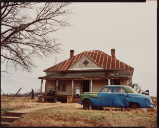 House and Car near Akron, Alabama
