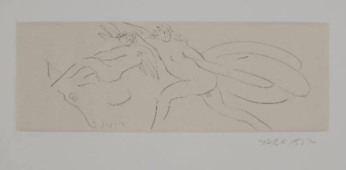 Untitled [Female, Cupid, and Bull]