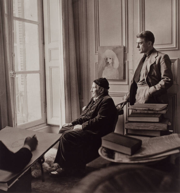 Carl Erickson Drawing Gertrude Stein and Horst, Paris