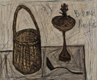 Still Life with Basket and Lamp
