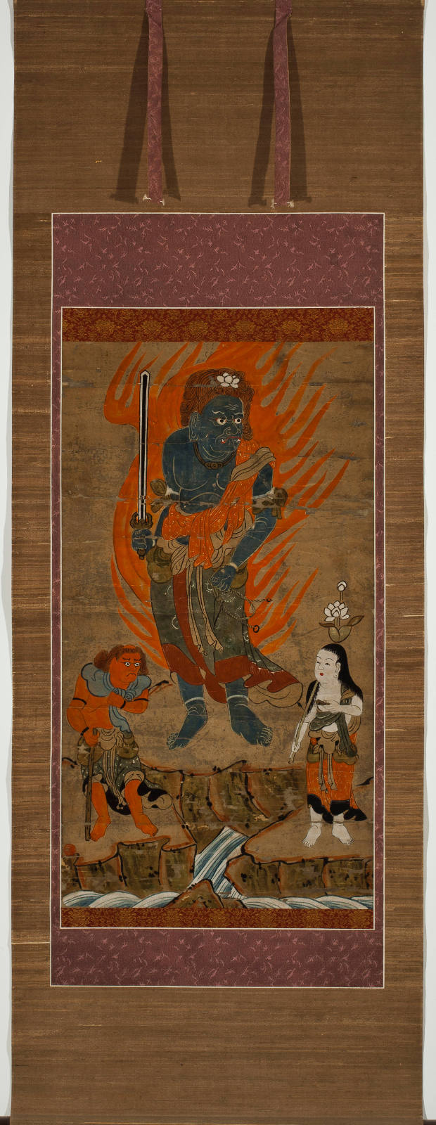 Hanging Scroll with Three Figures