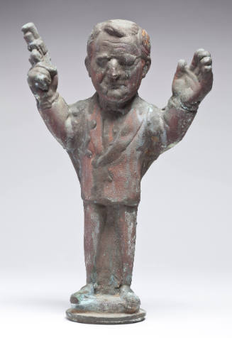 Untitled (Cast Figure-Man with Revolver)