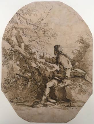 St John the Baptist in the Wilderness (after Salvator Rosa)