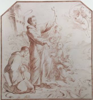 St. Anthony of Padua Preaching to the Fishes (after Andrea Sacchi)