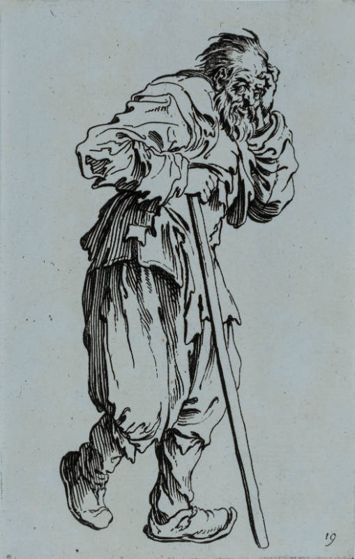 A Beggar Supported by a Stick (Le Gueux appuyé sur un bâton)