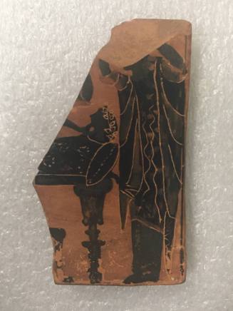 Fragment of a Black-figure Plaque: Burial Mourning Scene (Prothesis)