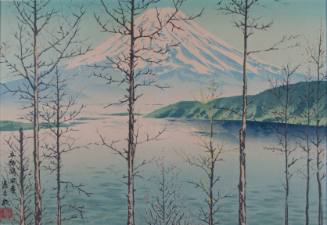 The Lake Motosu in Early Spring (The Eight Views of Mt. Fuji)