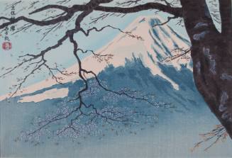 The Cherry Blossoms of Tateho (The Eight Views of Mt. Fuji)